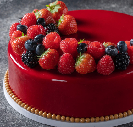 Торт суфле со свежими ягодами и фруктами